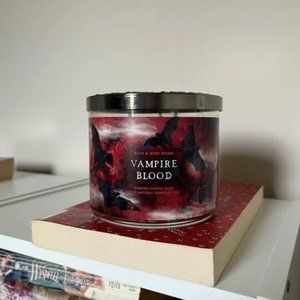 Vampire Blood Bath and Body Works Three Wick Candle